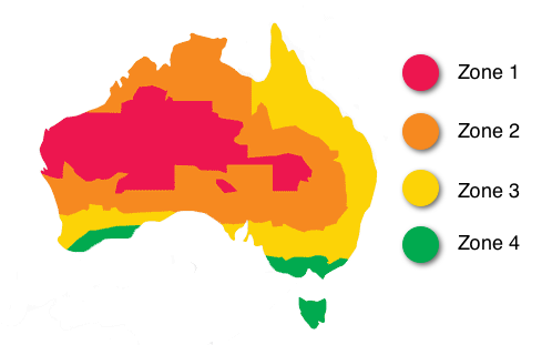 Solar rebate zones in NSW