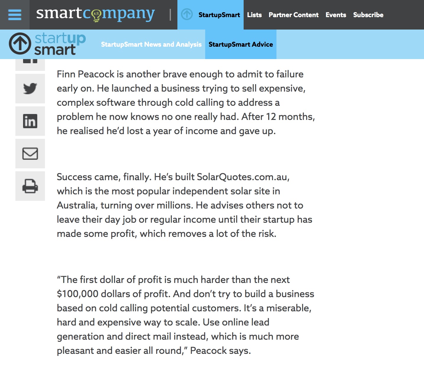 smart company article