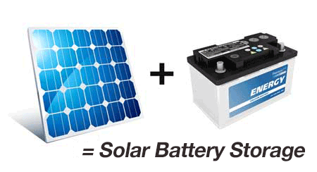 Solar Battery Storage solar panel + battery = solar battery storage