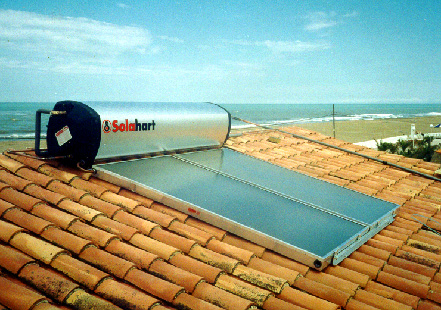 thermosiphon flat plate solar hot water system