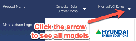 More solar panel models