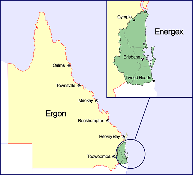 Ergon Energy service area