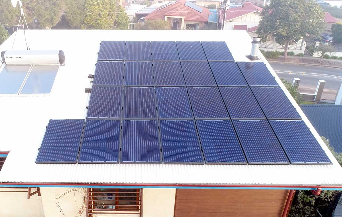 Finn's rooftop solar installation