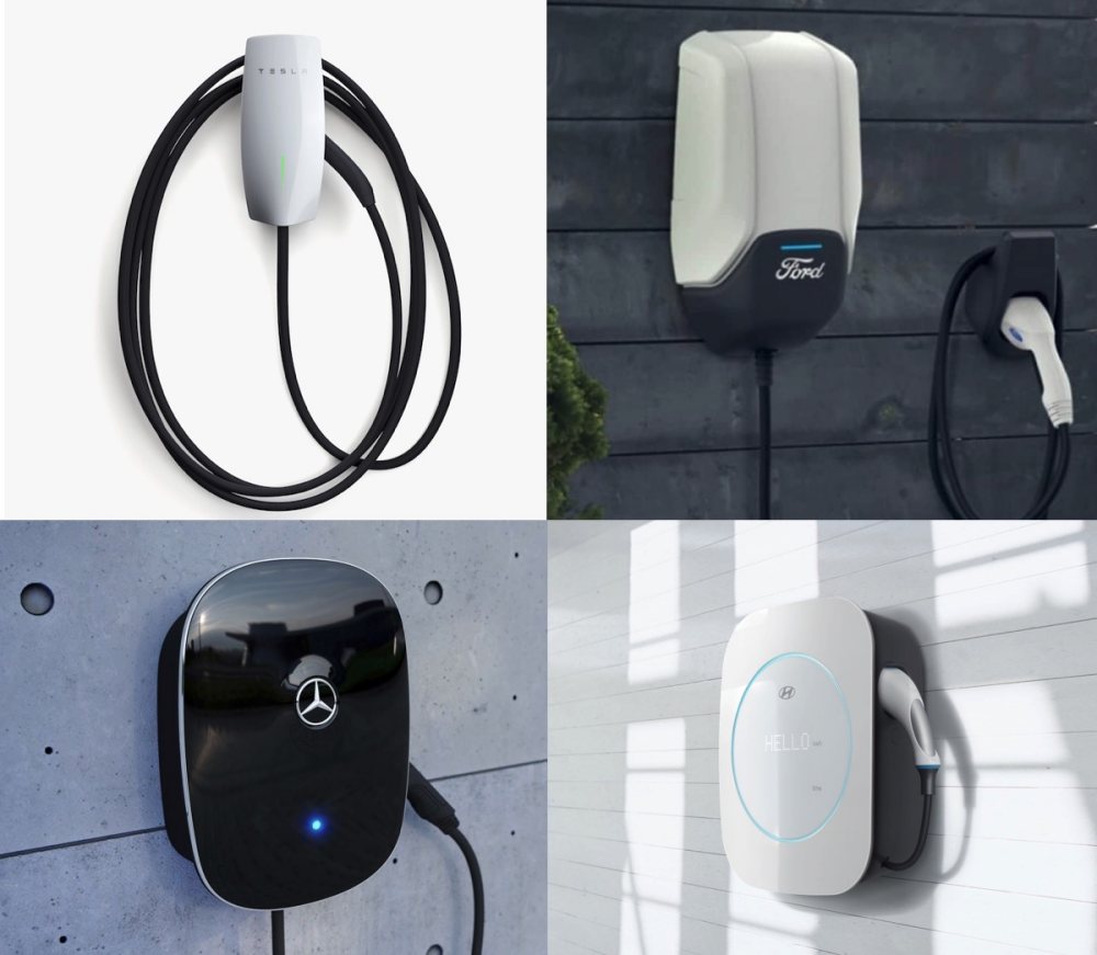 Car manufacturer branded EV chargers