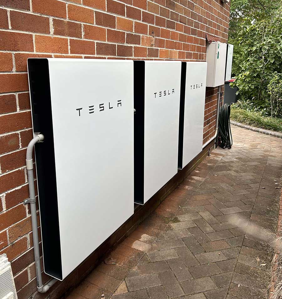 three powerwall batteries in sydney