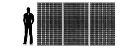 Modern 1.5kW solar array