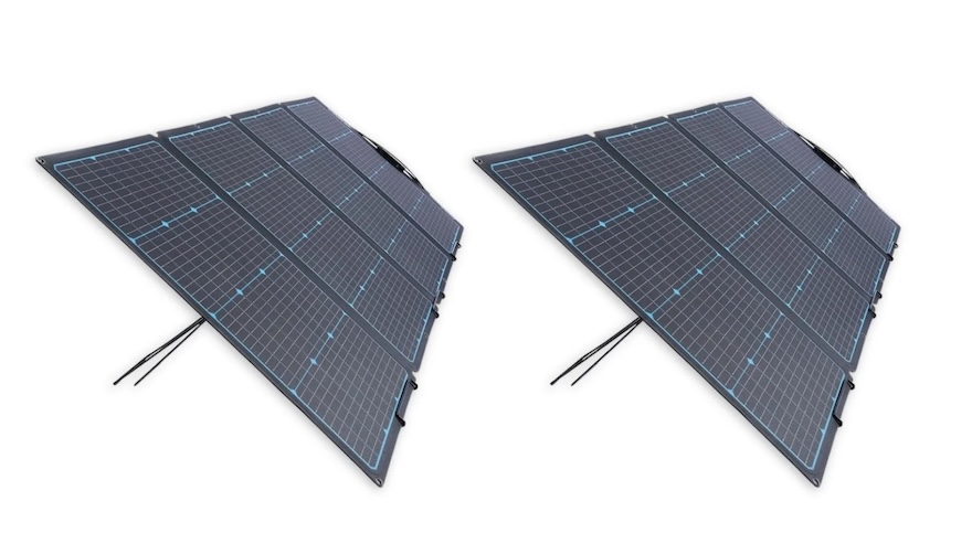 Twin 240W Premium Solar Panel Bundle