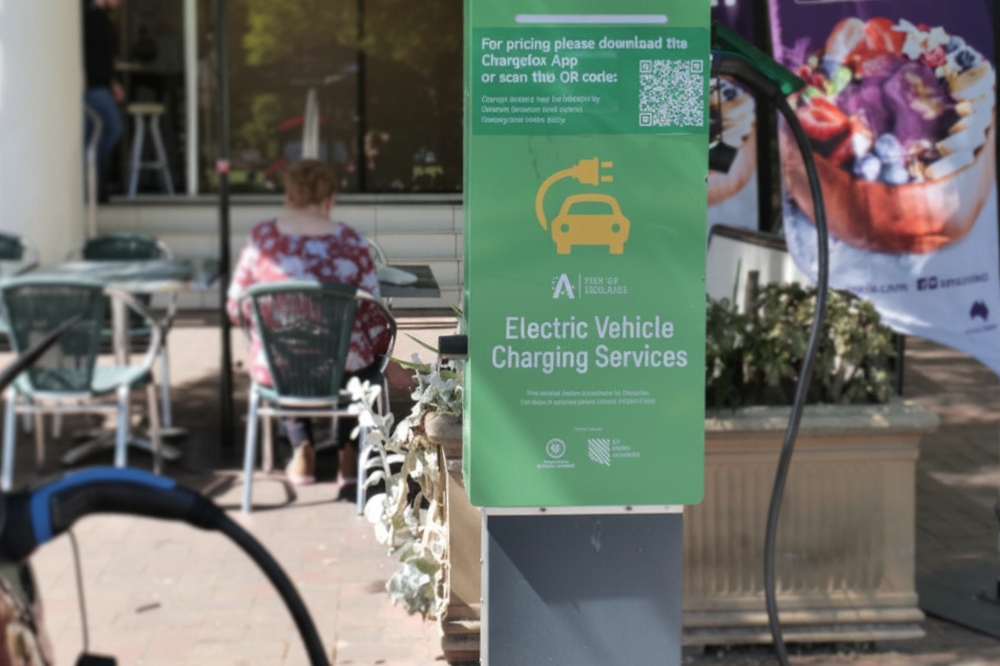 A public AC charger